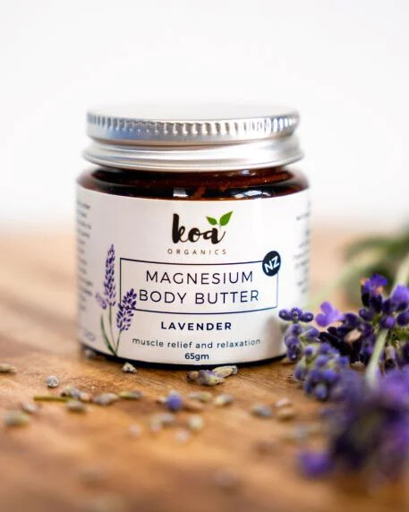 Magnesium Body Butter with Lavender 65g by Koa Organics