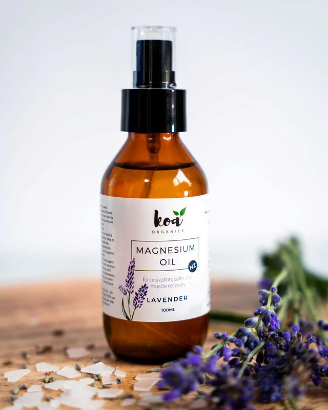 Magnesium Oil Spray with Lavender 100ml by Koa Organics