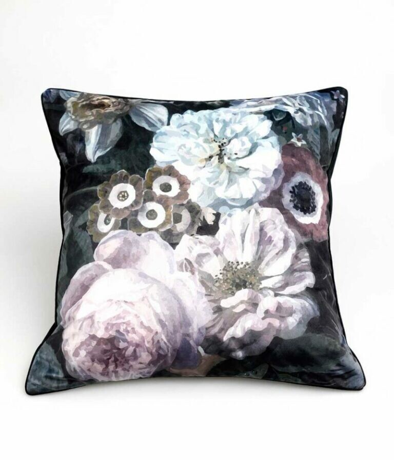 Floz Large Velvet Cushion by MM Linen