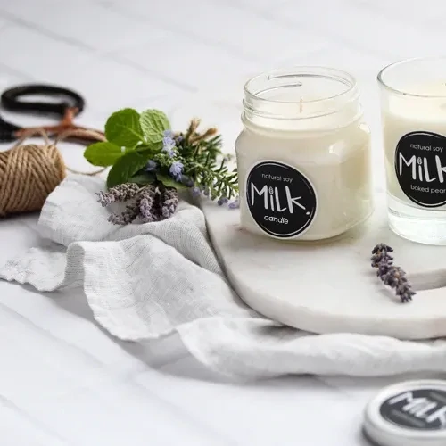 Mason Jar Candles by Studio Milk