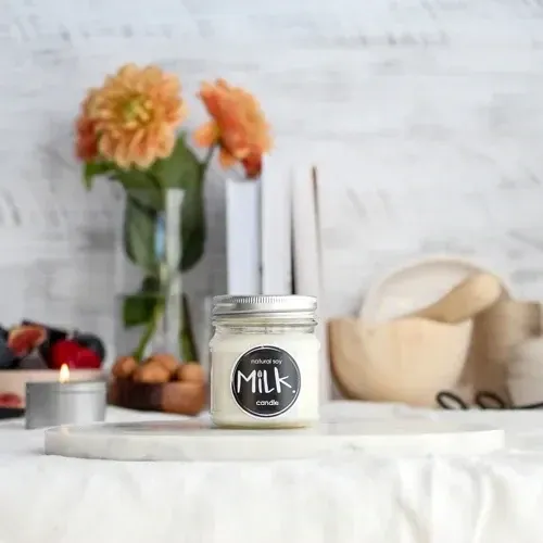 Mason Jar Candles by Studio Milk