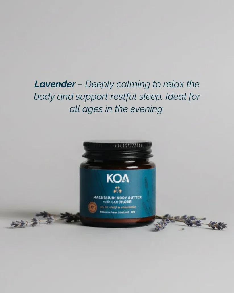 Magnesium Body Butter with Lavender 65g by Koa Organics
