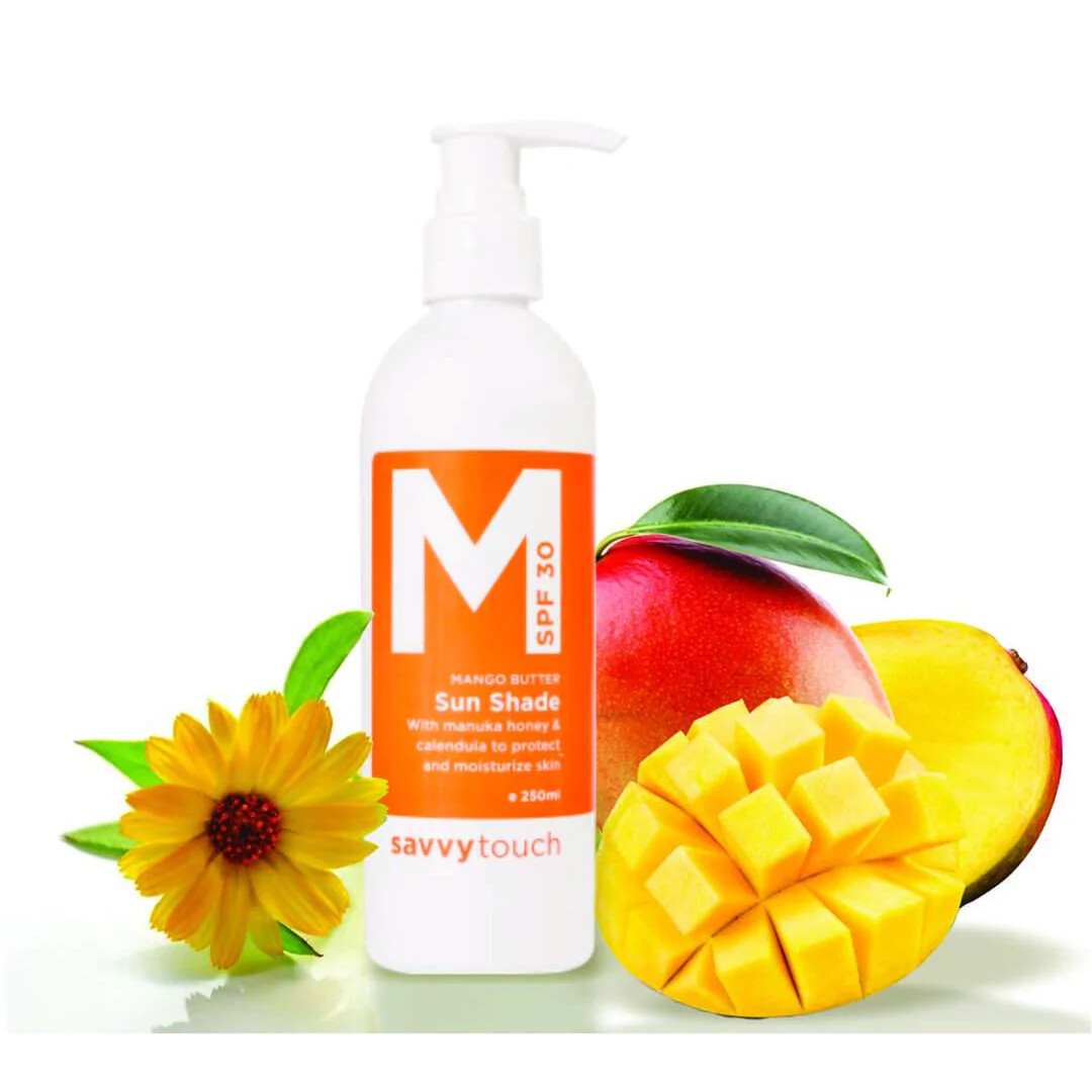 Mango Butter Sunscreen SPF30 250ml by Savvy Touch