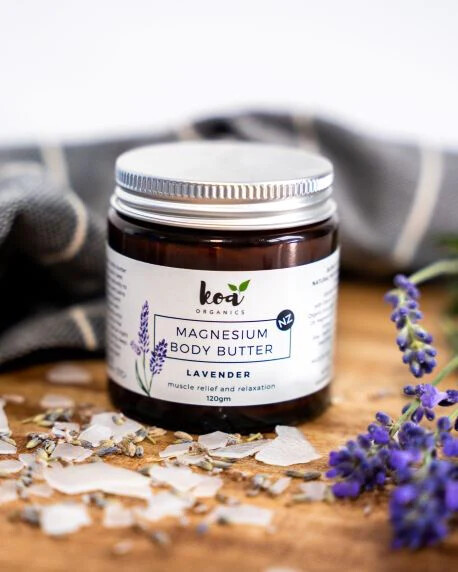Magnesium Body Butter with Lavender 120g by Koa Organics