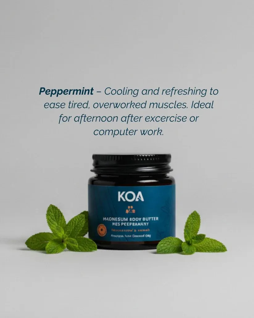 Mini Magnesium Body Butter with Peppermint 30g by Koa Botanics
