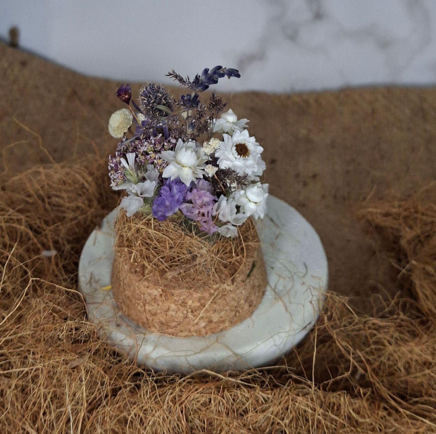 Purple Mini Glass Dome