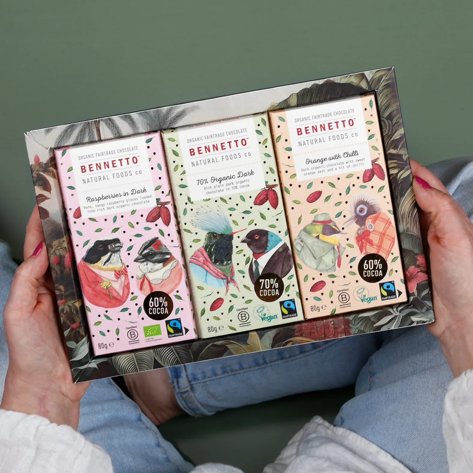 Jungle Gift Box - Fruit-themed 60% Cocoa