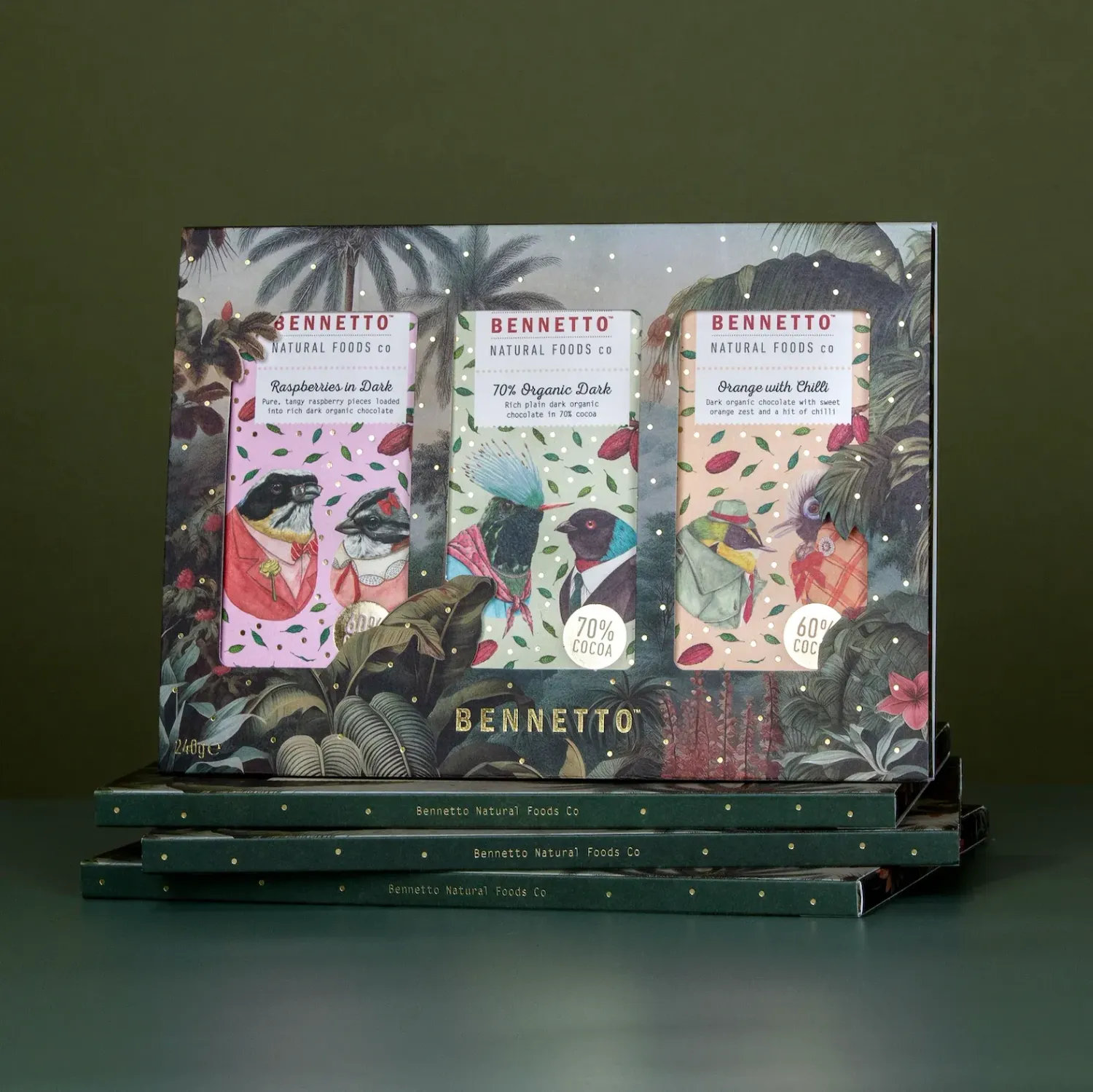 Jungle Gift Box - Fruit-themed 60% Cocoa