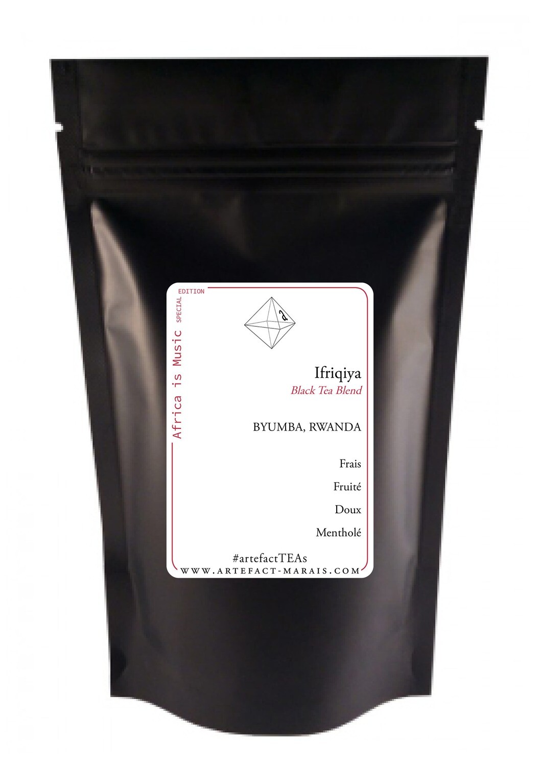 Ifriqiya : artéfact x Samuel Nja Kwa [Thé noir à la bergamote, menthe & Hibiscus]