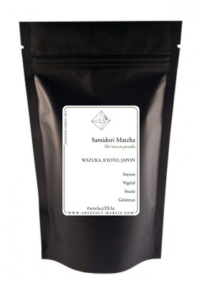 Matcha Samidori [Thé vert du Japon en poudre, paquet de 25g] Grade Dégustation