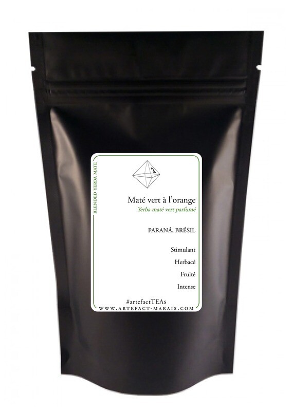 Mate Vert à l'Orange Douce [Yerba Maté vert du Brésil fruité]