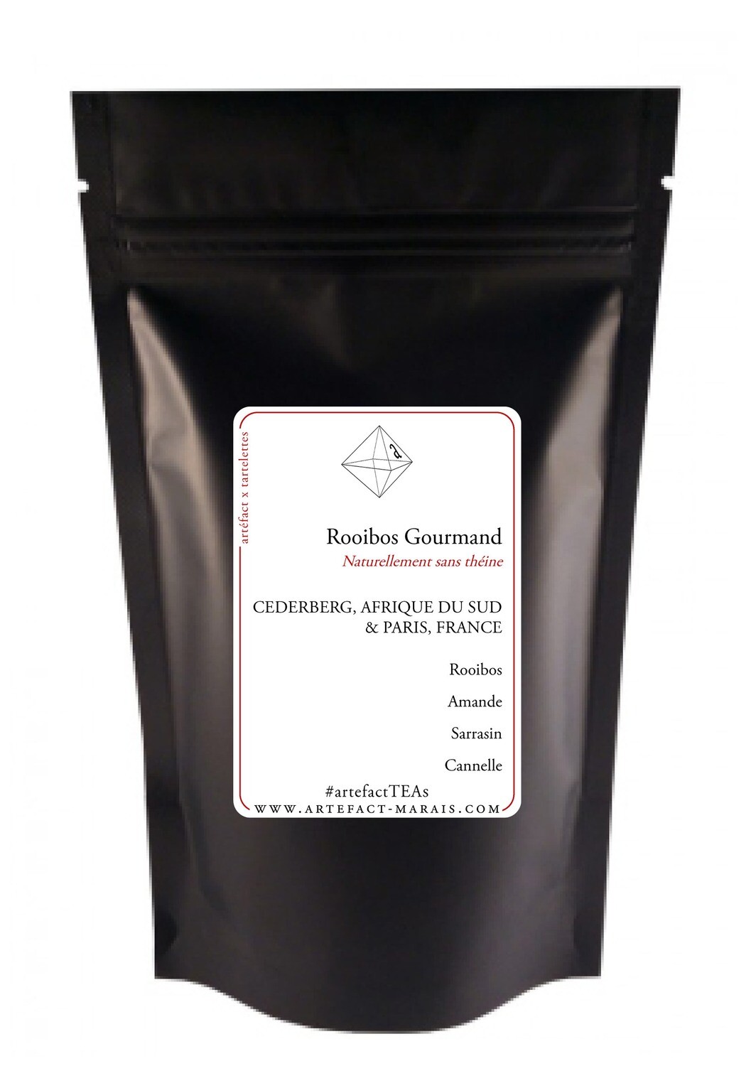 Rooibos Gourmand [Rooibos rouge, cannelle, amande & sarrasin]