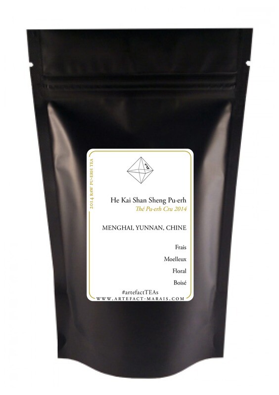 He Kai Shan Sheng Pu-erh 2014 [Thé Pu-erh Sheng / Cru]