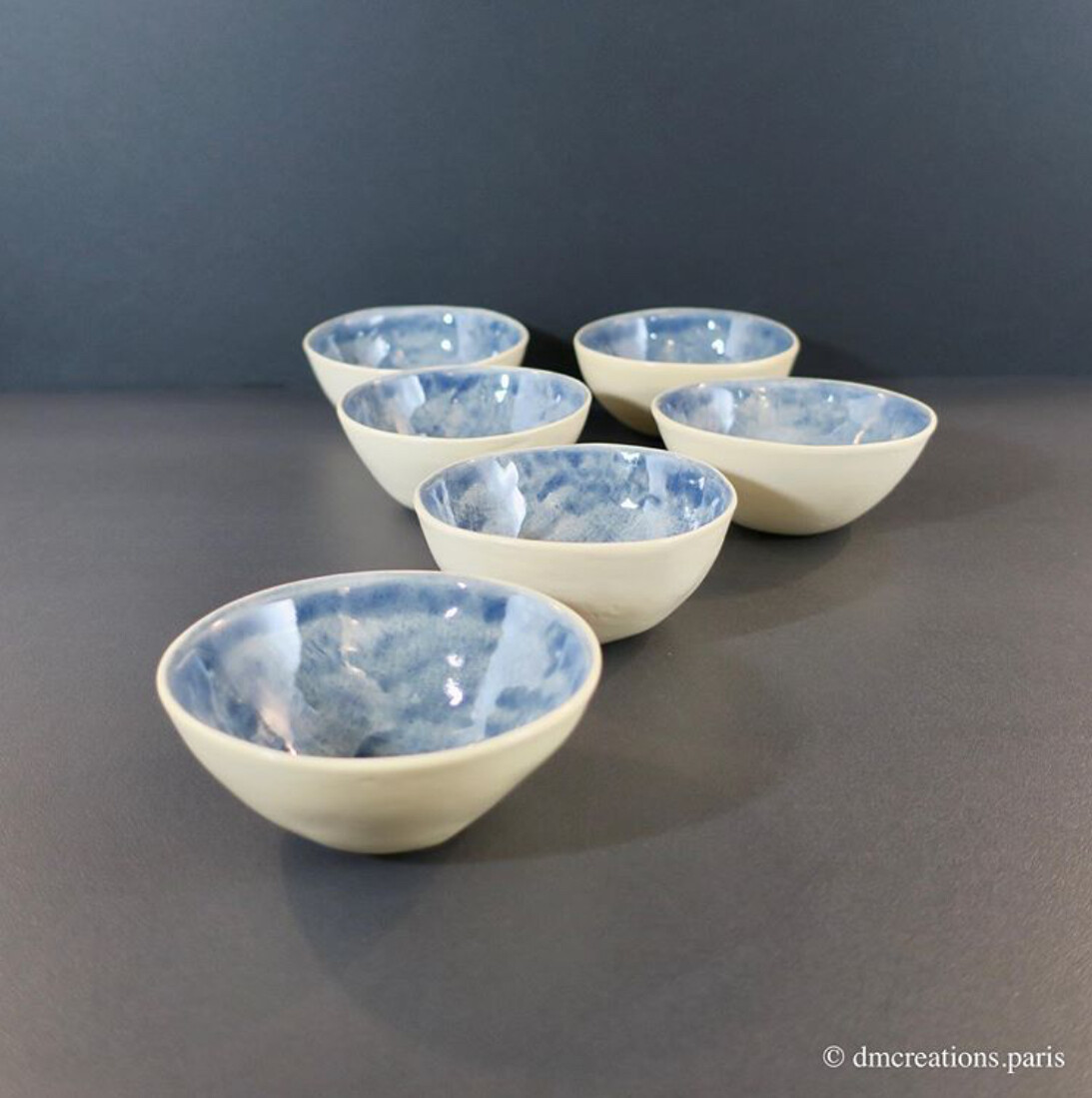 Tasse en faïence émailée | Collection bleu jeans Daniel Milliner