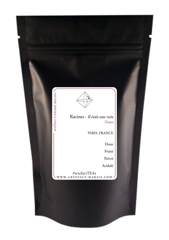 Racines : artéfact x Helmie Bellini [Infusion citronnée, moringa & poivrée]