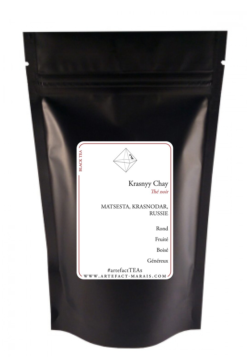 Krasnyy Chay [Thé Noir de Russie] : Paquet de 25g