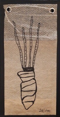 Tea Bag Drawing #28 | Rita Alaoui