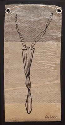 Tea Bag Drawing #64 | Rita Alaoui