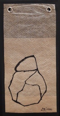 Tea Bag Drawing #29 | Rita Alaoui