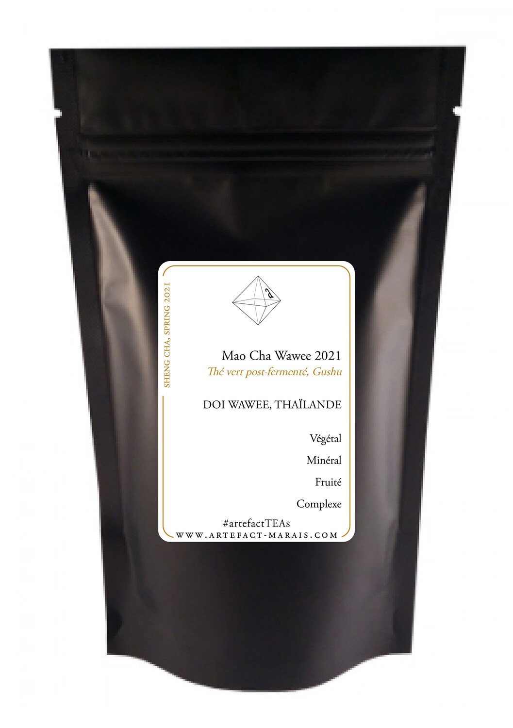 Mao Cha Wawee 2021 [Thé sombre Sheng Cha de Thaïlande]