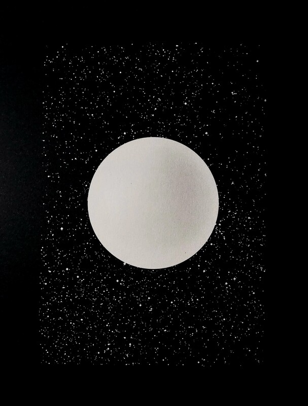 Sandrine Elberg | Silver Planet (Sérigraphie)