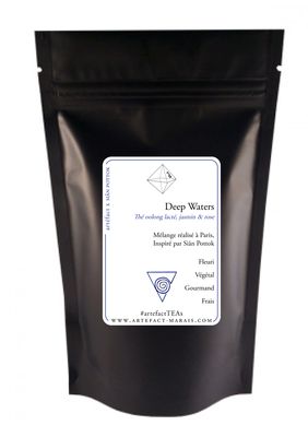 Deep Waters, artéfact x Sian Pottok [Thé oolong lacté, jasmin & rose]