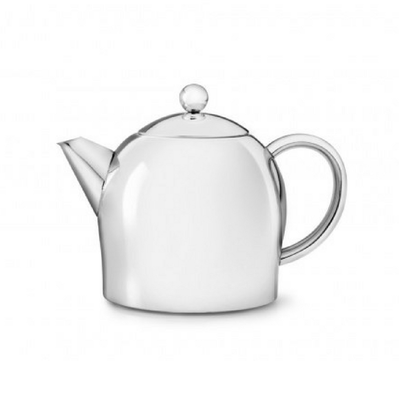 Théière brillante en inox double paroi 0,50 L