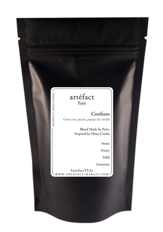 Confians : artéfact x Mino Cinélu [Thé Vert Pêche, Papaye, Vanille]