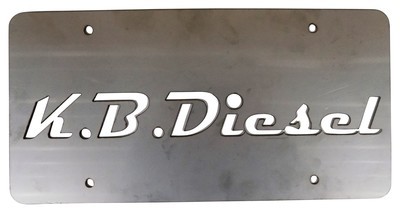 KB Diesel Performance LLC License Plate