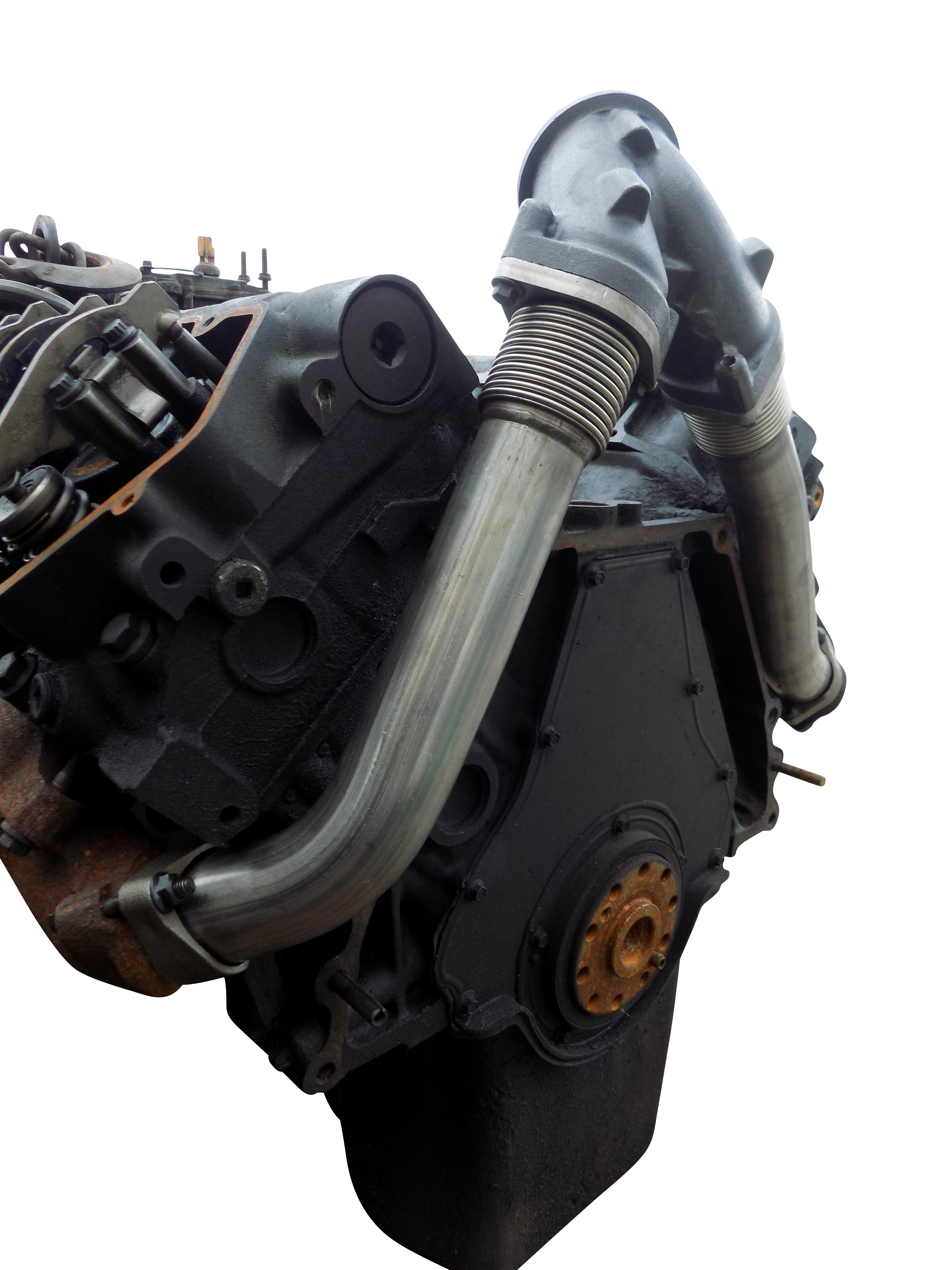 Bellowed up pipes manifold to turbo for 1999 2003 ford powerstroke 7 3l
