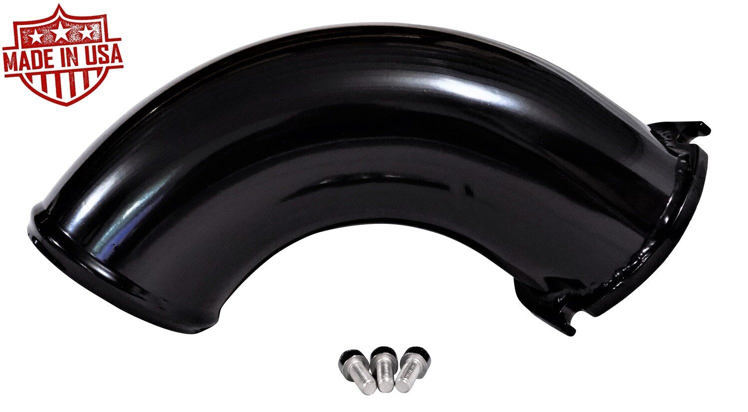 Turbo Air Intake Elbow / Inlet Horn for 2001-2004 LB7 6.6l Duramax, Color: Gloss Black