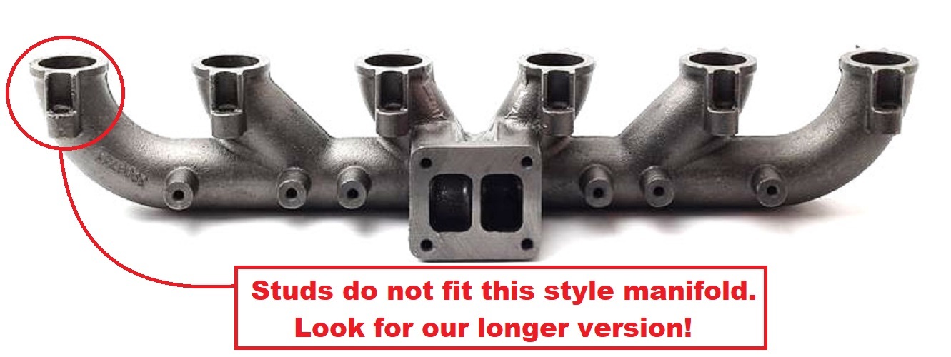 Exhaust Manifold Header Gasket Stainless Stud Kit for 98.519 5.9 & 6.7