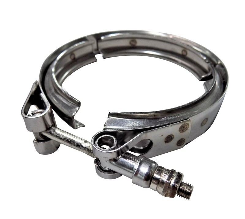Turbo downpipe v band clamp for 1999 2003 ford powerstroke 7 3l diesel