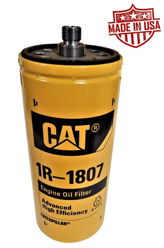 CAT Oil Filter Adapter & CAT 1R1807 Filter for 20012016 6.6l Duramax