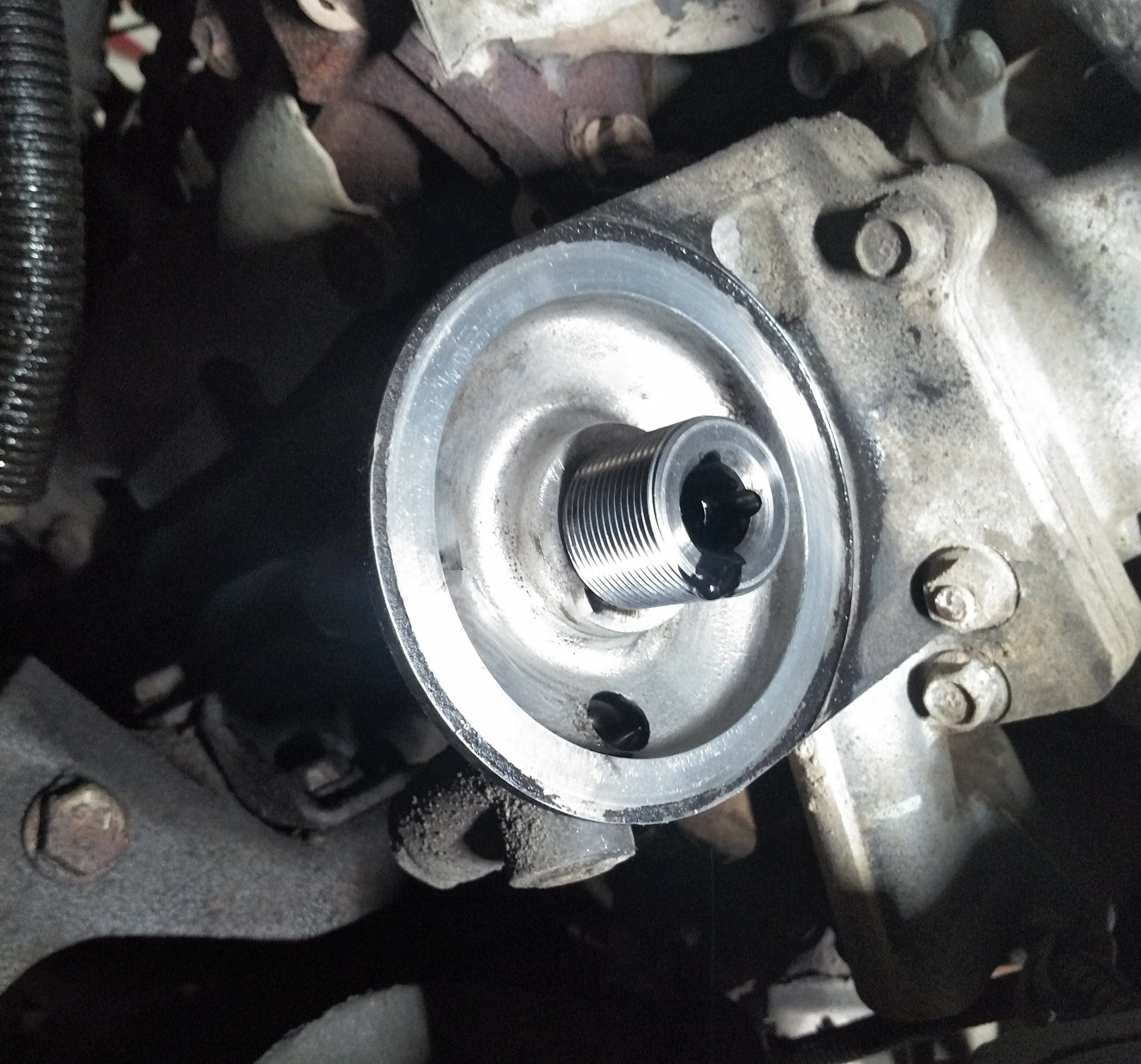 CAT Oil Filter Adapter & CAT 1R1807 Filter for 20012016 6.6l Duramax