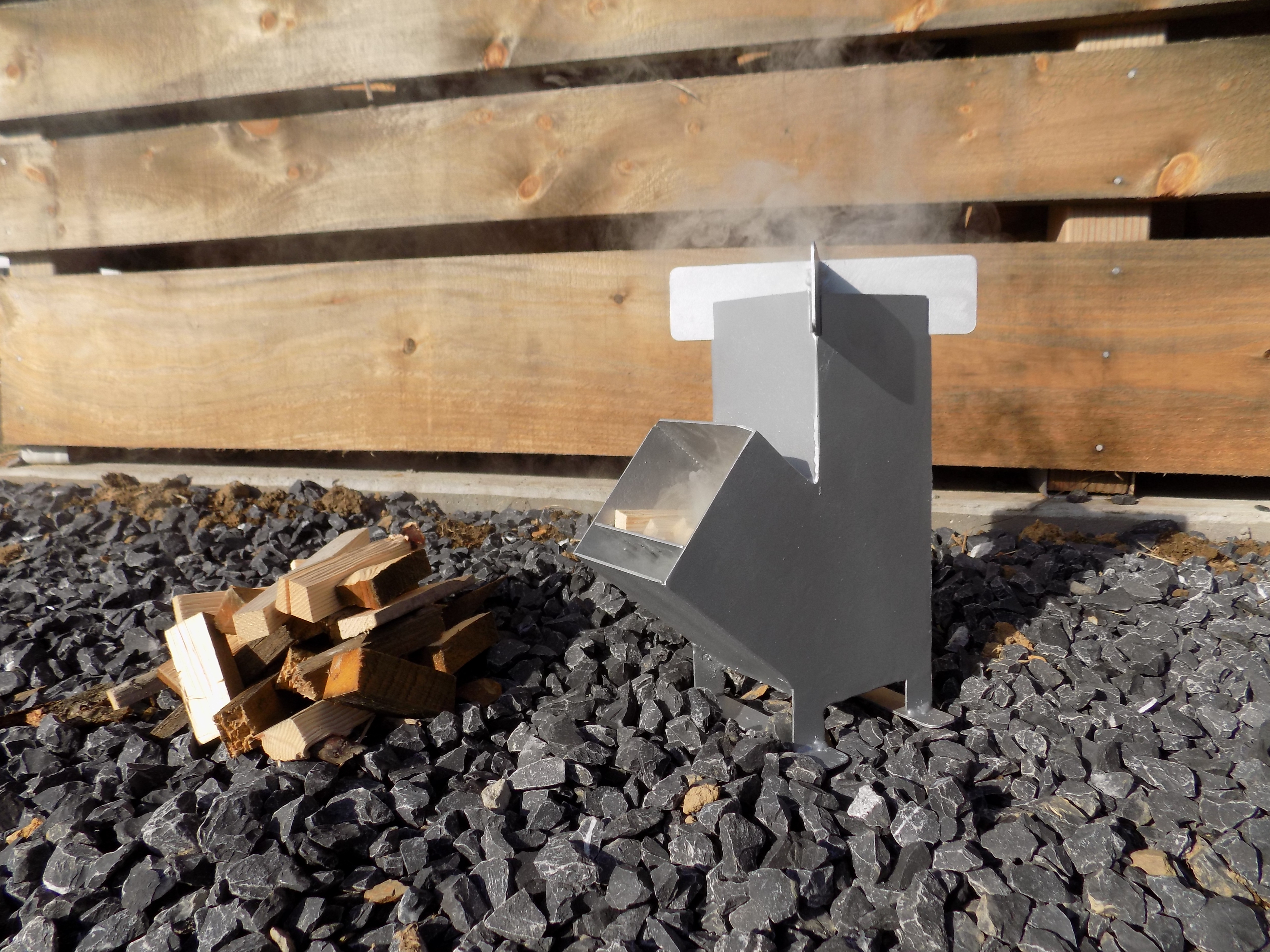 Survival Camping Rocket StoveDIY Weld it Yourself Kit Everything