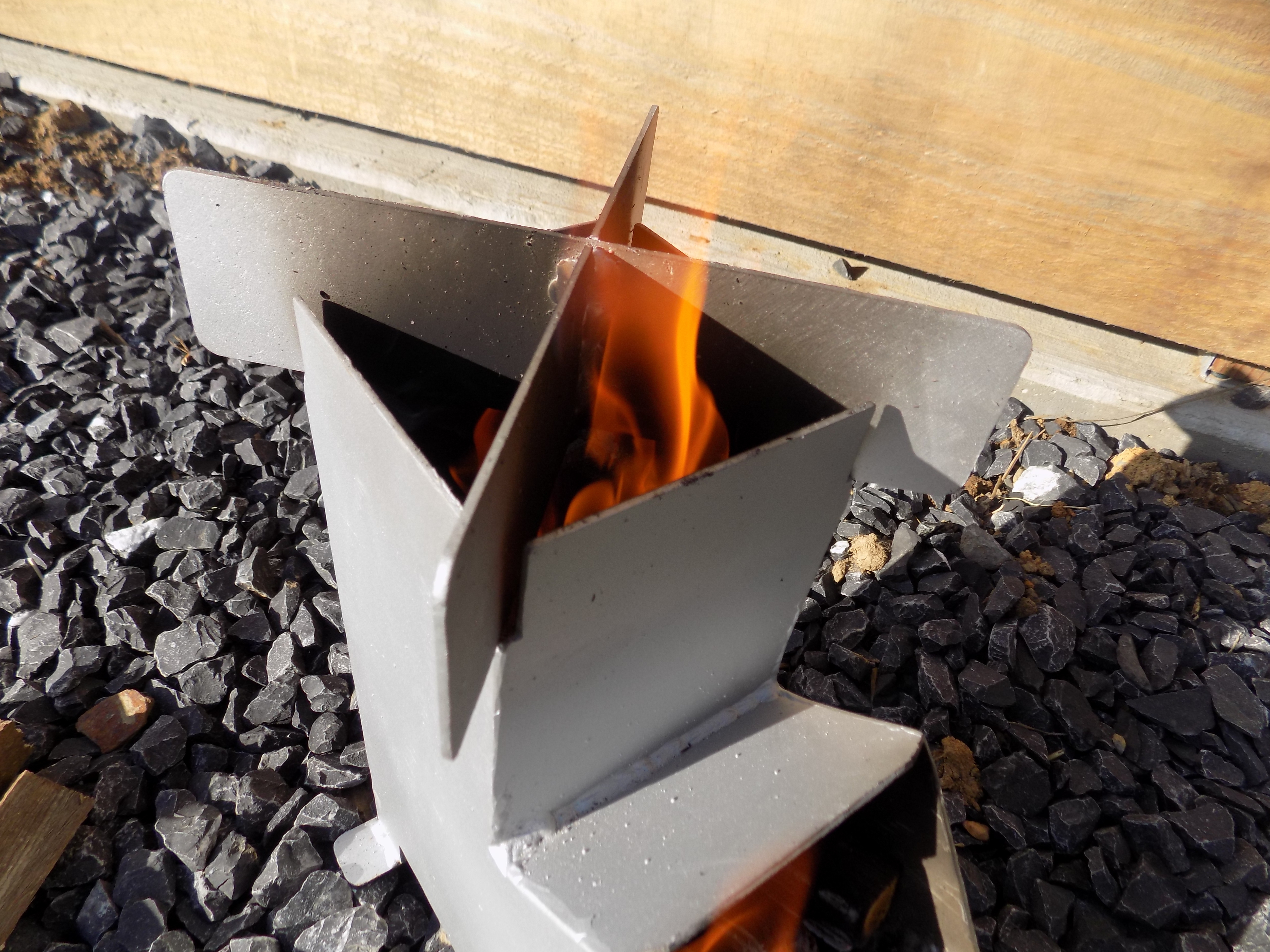 Survival Camping Rocket StoveDIY Weld it Yourself Kit Everything