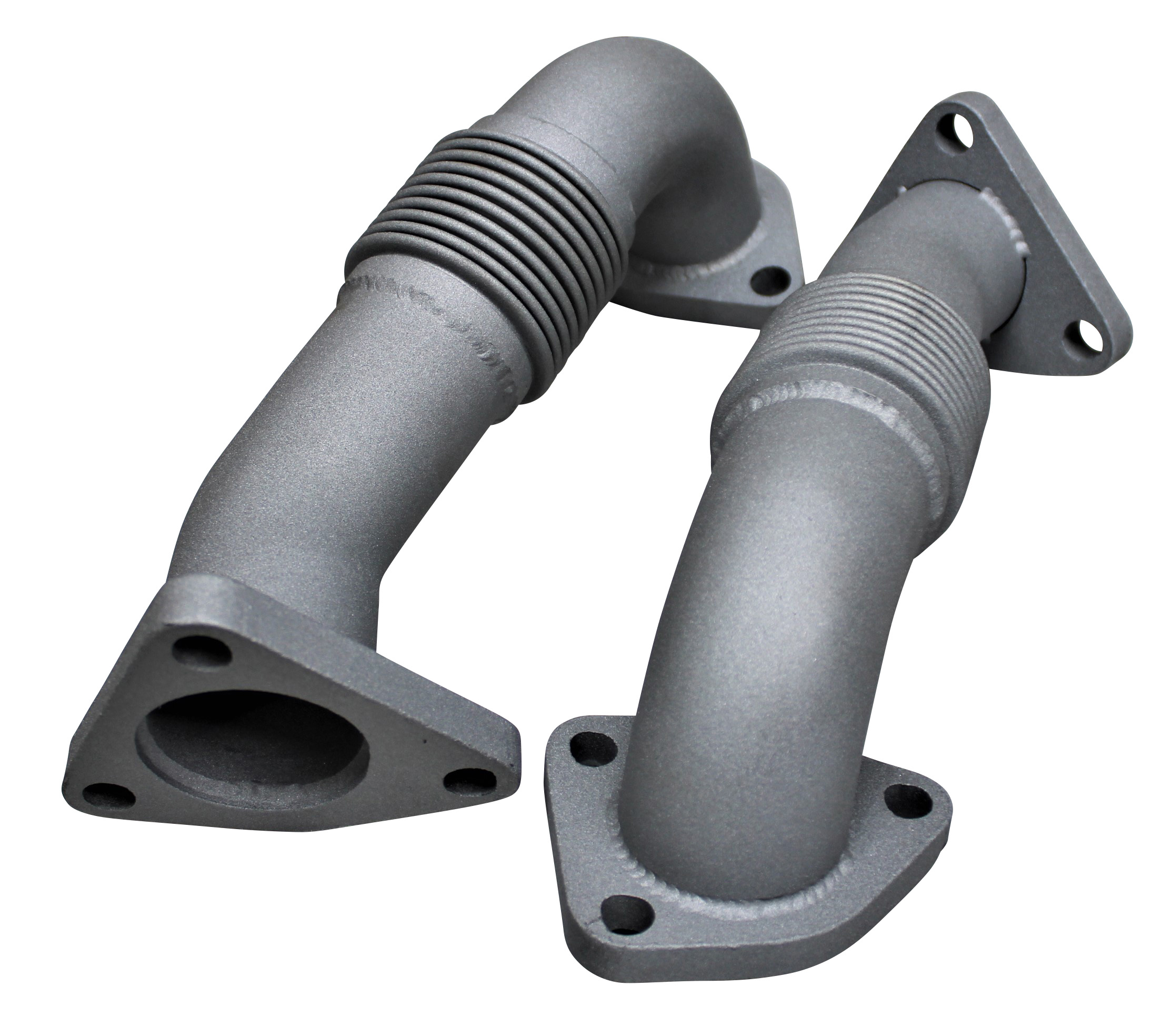 Exhaust Up Pipes Manifolds to Turbo for 6.6l Duramax LBZ LMM Kodiak