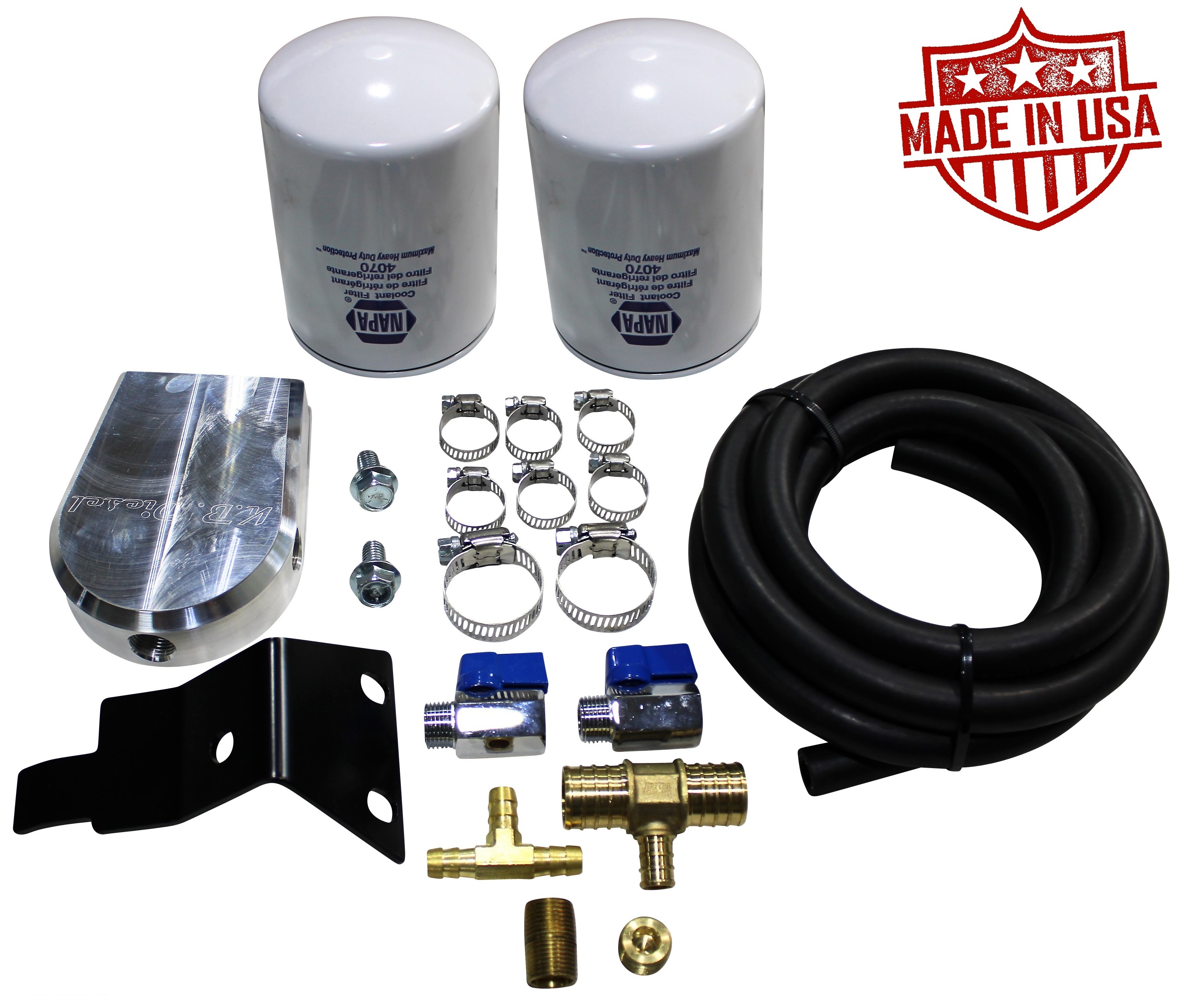 Engine Coolant Filter Kit for 20032007 6.0l Ford Powerstroke Ford Powerstroke Chevy/GMC Duramax