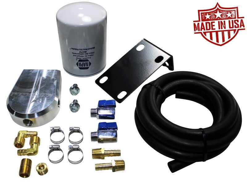 Engine Coolant Filter Kit for 2007.5-2012 6.7l Dodge Cummins, Coolant Filter Options: One NAPA 4070