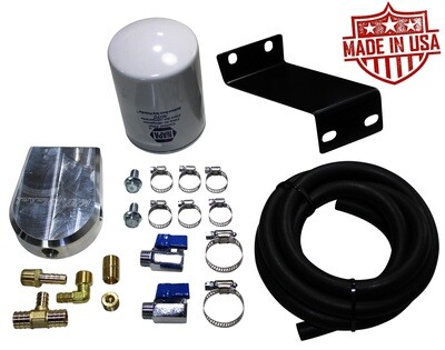 Engine Coolant Filter Kit for Chevy GMC 2001-2016 6.6l Duramax