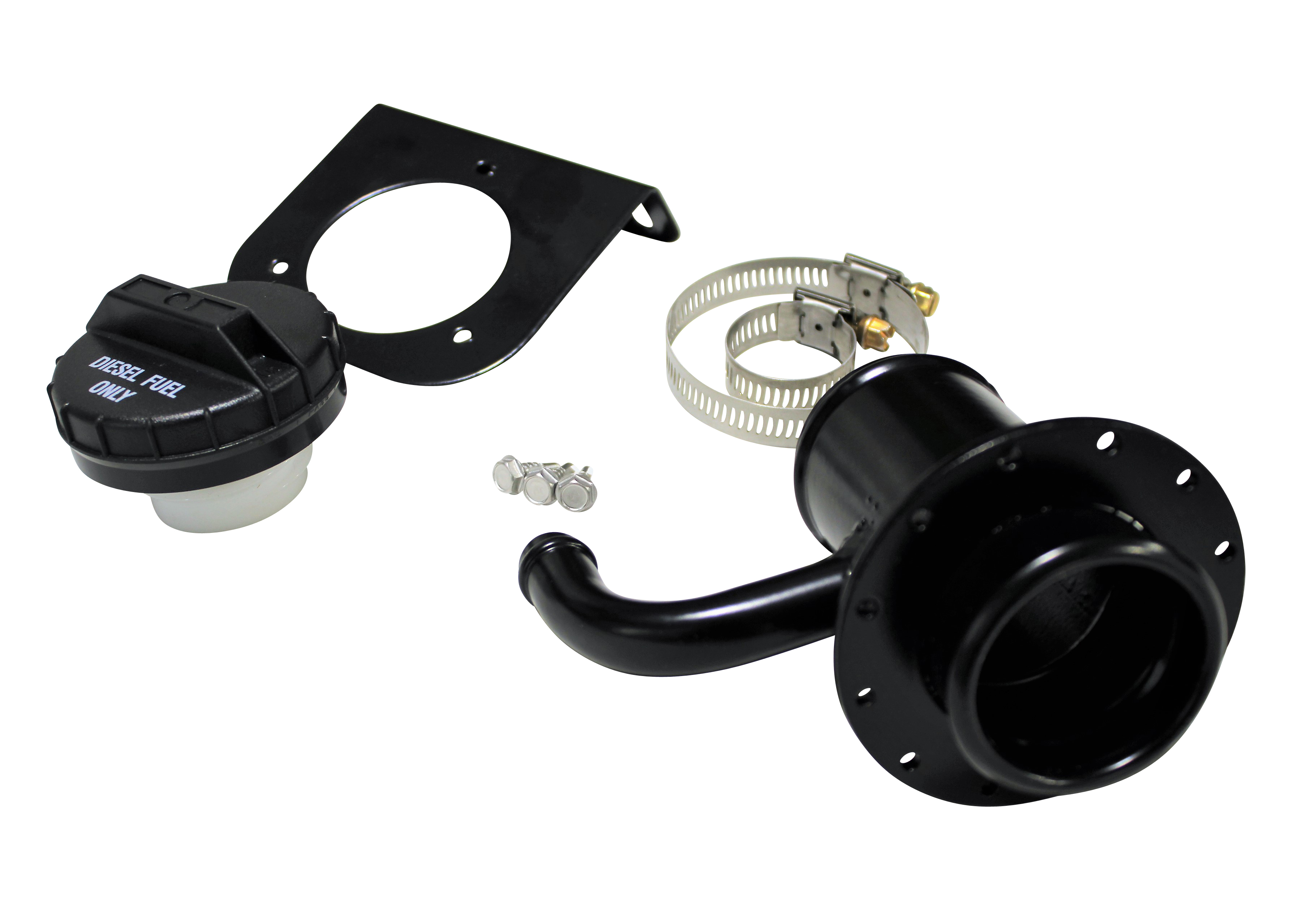 2″ Diesel Fuel Filler Neck Mount Kit for Flatbed or Service Body