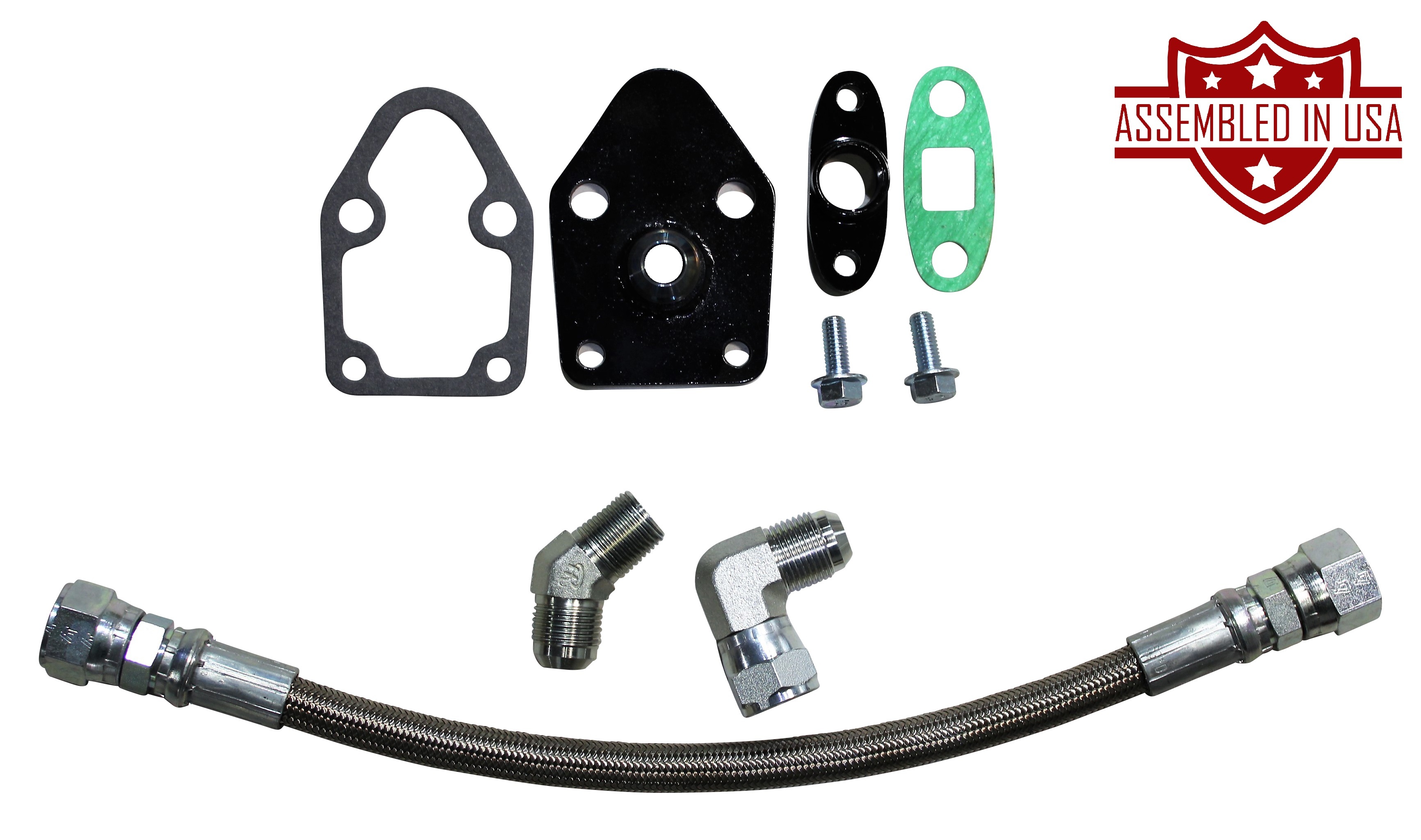 10AN Turbo Oil Drain 6.5l 6.2l Detroit Diesel Chevy GMC 6.2l/6.5l