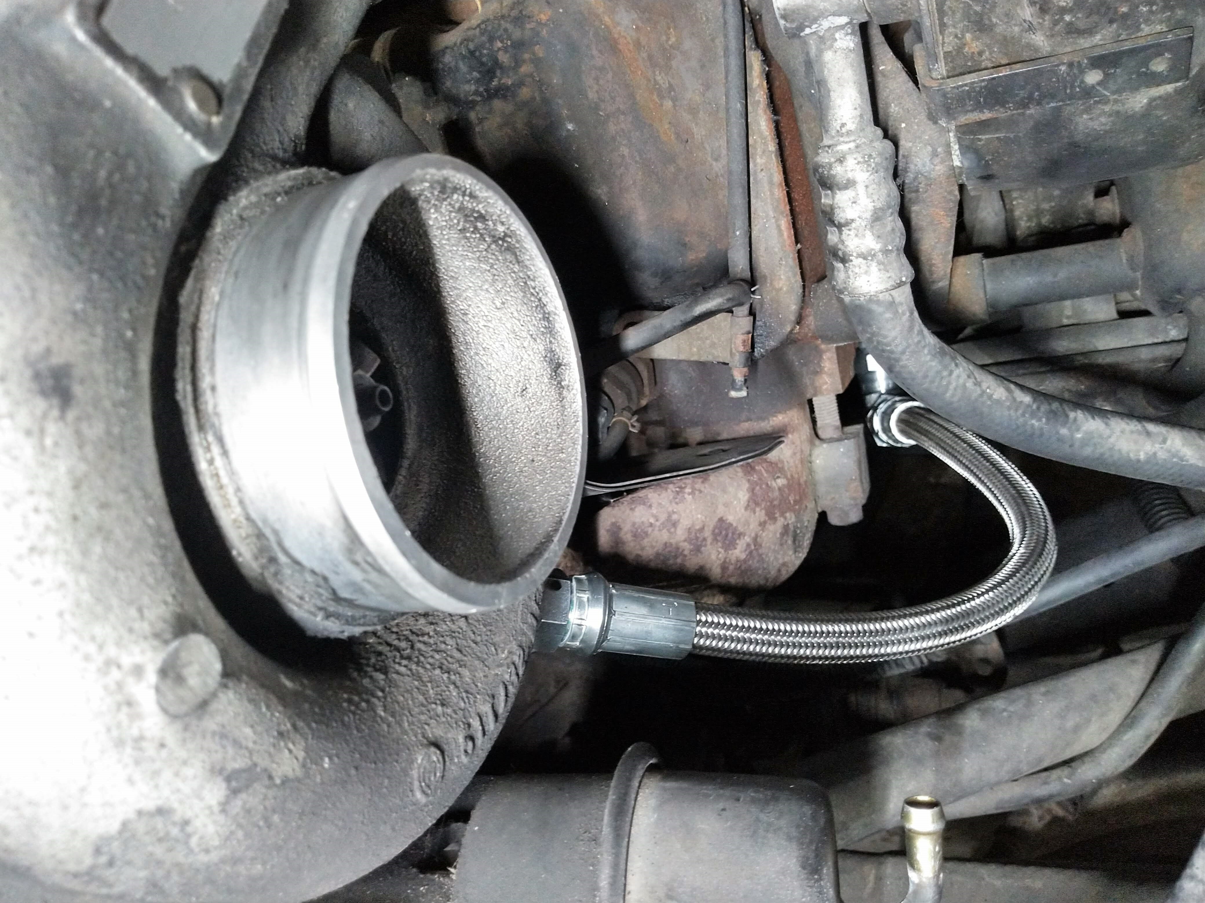 10AN Turbo Oil Drain 6.5l 6.2l Detroit Diesel Chevy GMC 6.2l/6.5l