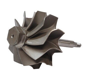 10 Blade Turbine Wheel Shaft for 6.6l LMM 2007-2010 Duramax Diesel Chevy GMC