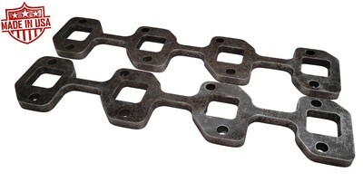 Exhaust Manifold Flange Set for 01-16 Chevy GMC 6.6l Duramax LB7 LLY LBZ LMM LML