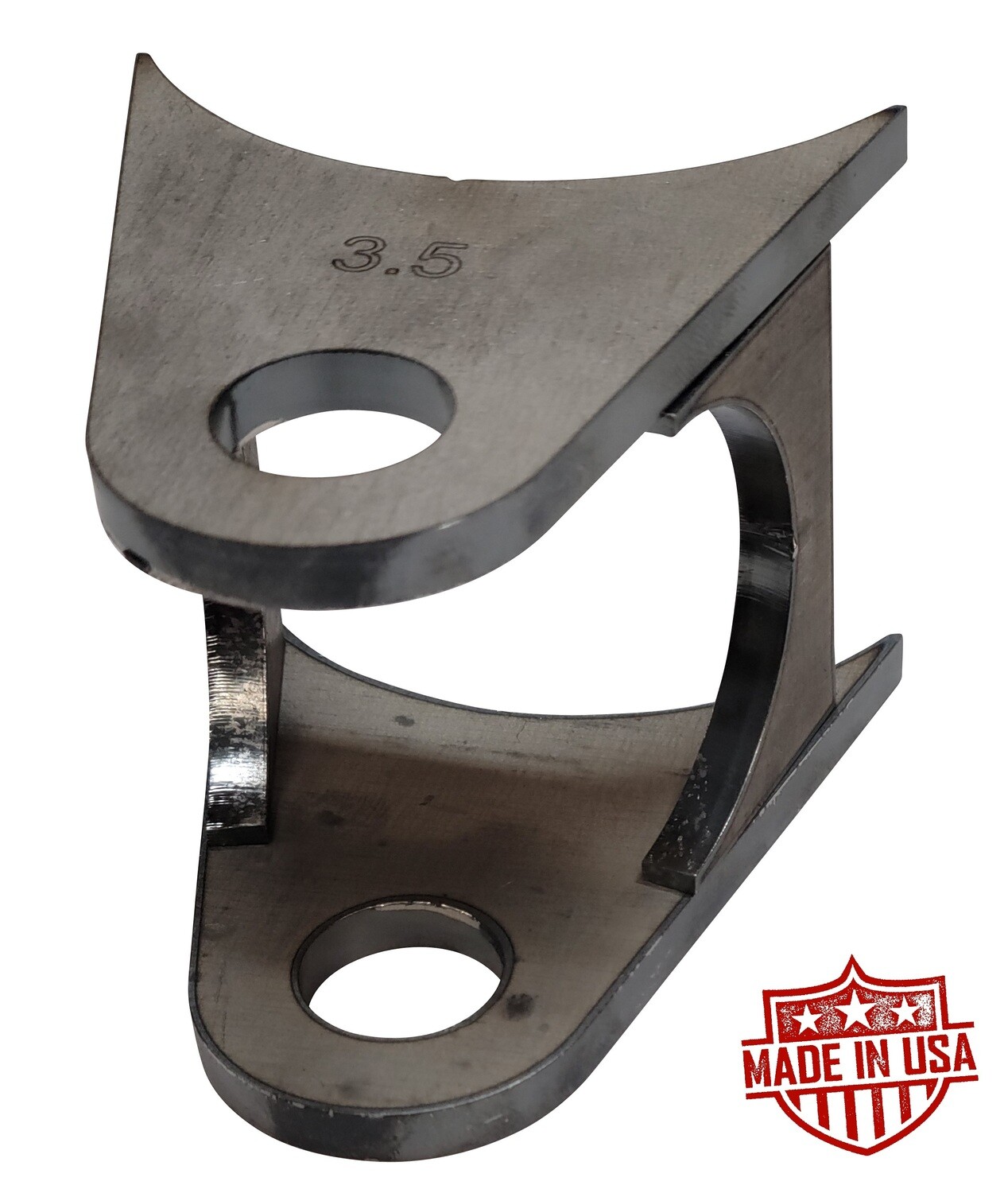 Weld On Traction Bar Mount Set for 3/4" Heim Joints, Axle Tube Diameter: 3.5"