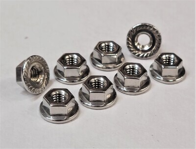 8x Stainless Glow Plug Nuts for 6.6l Duramax LB7-L5P 2001-2021 Chevy GMC