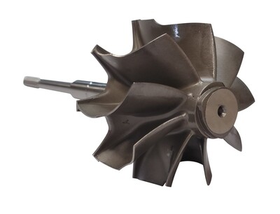 9 Blade Turbo Turbine Wheel for 2006 6.6l Duramax LBZ & 04-07 6.0l Powerstroke