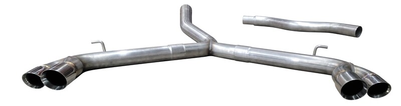 Cat Back Stainless Exhaust for 2013-2016 VW Touareg TDI Turbo Diesel